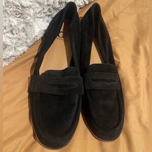 NWOT Gianni Bini Old Money Classy Suede Leather Loafers Sz 9.5